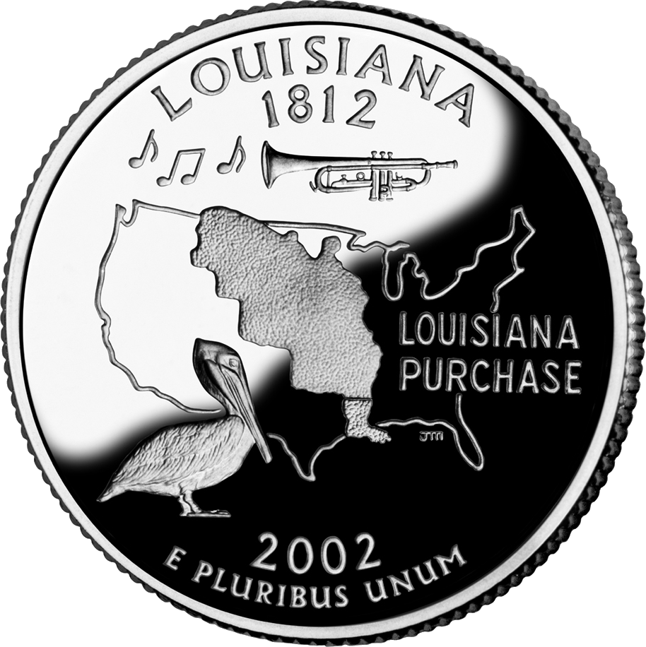 Louisiana ca_state_quarter_pic