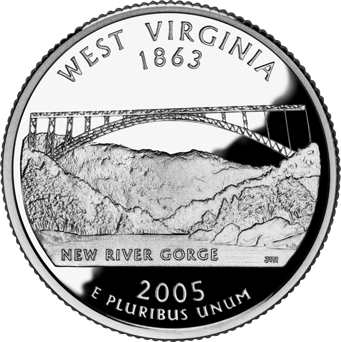 West Virginia ca_state_quarter_pic